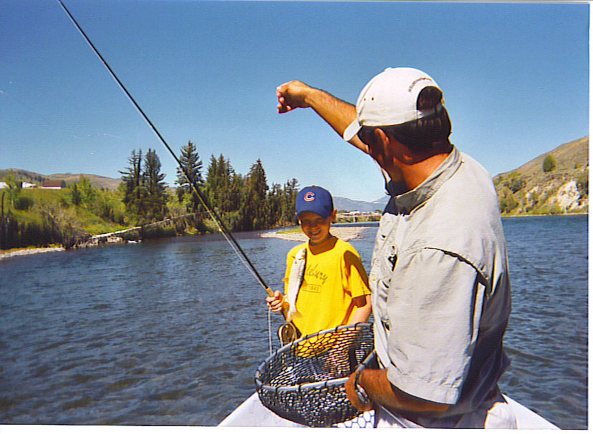 kid fishing in wyoming